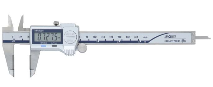 Mitutoyo ABSOLUTE Digimatic IP67 keményfém betétes digitális tolómérő, 0-6", 0.0005" (0.01 mm) (500-735-20) termék fő termékképe